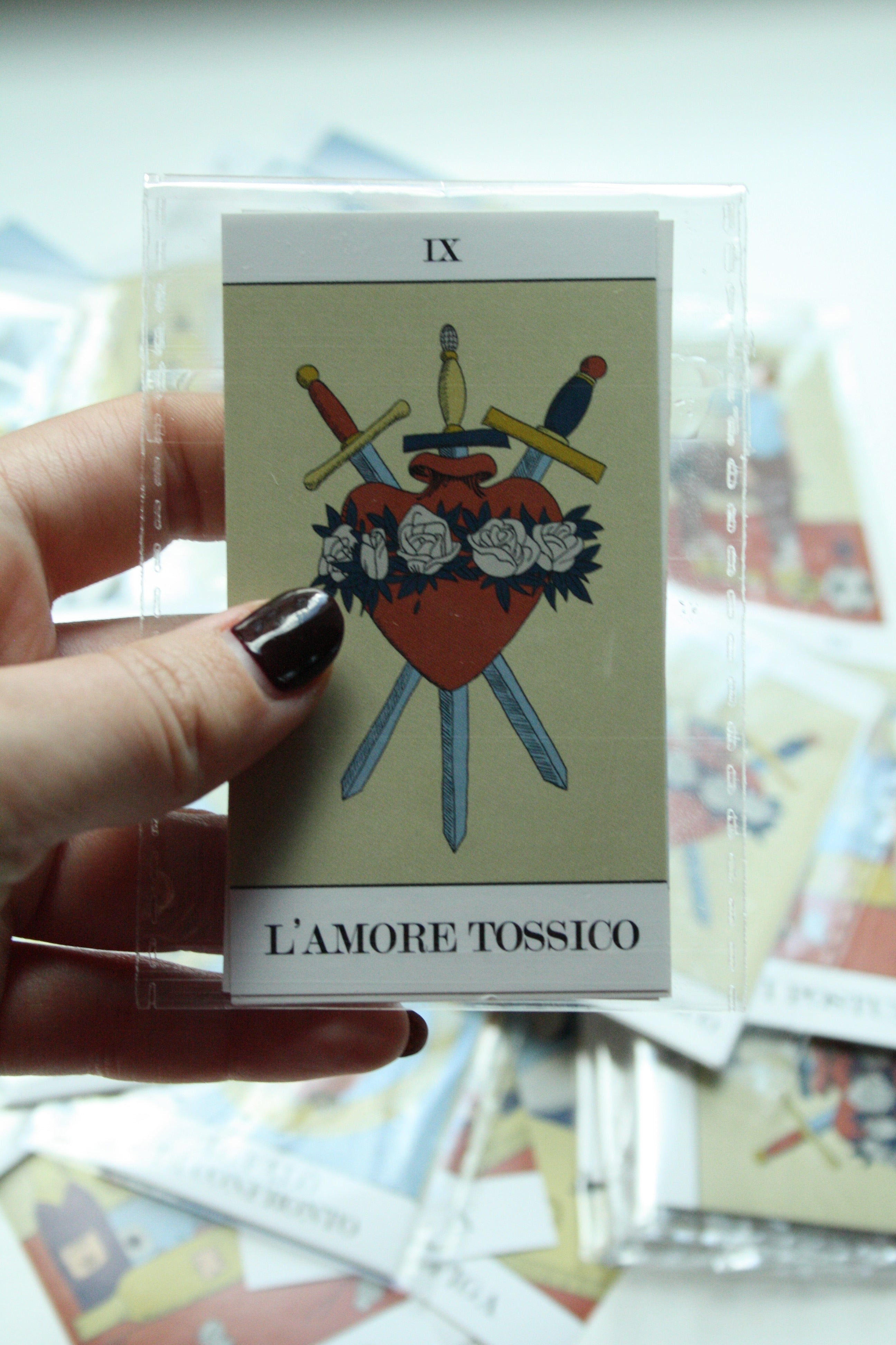 Adesivi dei tarocchi tarocchi